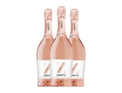 Espumante rosé ZARDETTO Millesimato Rose Prosecco (0.75 L - 3 Unidades)