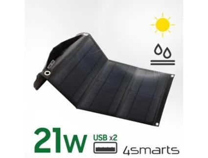 Carregador Painel Impermeável Usb 4SMARTS Preto