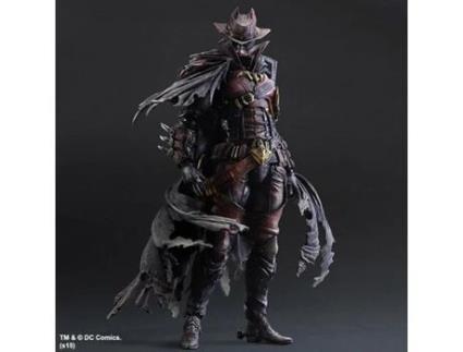 Play Arts Wild West Batman Timeless Versão Vermelha Figura de Ação Modelo Brinquedos 26 Cm UISAVE