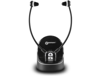 GEEMARC Cl7370 Tv Headset Tv Set Ouça com Amplificação de 125Db Conjunto Único