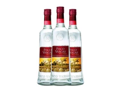 Aguardente Pisco VARGAS Quebranta Reserva Privada Reserva (0.7 L - 3 Unidades)