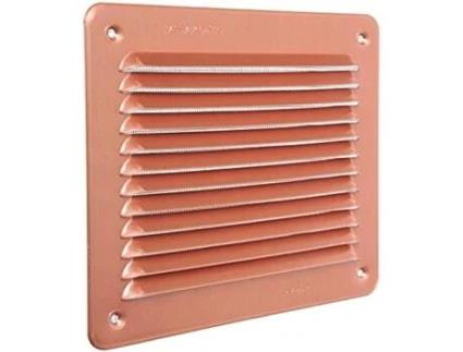 Lbr1916Ar Grelha Retangular Sobreposta em Alumínio Cobreado 193 X 165 Mm LA VENTILAZIONE