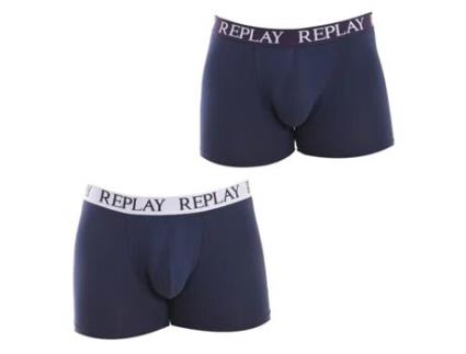 Boxers de Homem REPLAY UNDERWEAR Azul (2XL)