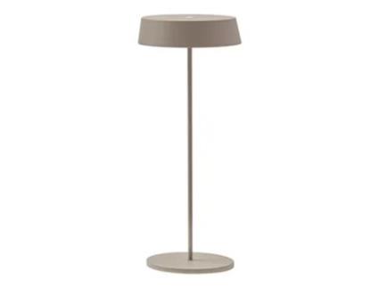 Candeeiro de Mesa Led Inemuri Cipria com Usb Touch Recarregável e Regulável 12H de Autonomia ROSSINI ILLUMINAZIONE