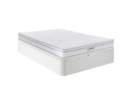 Sommier Cofre Wolkentanz MORGENGOLD Tecido Branco (160x200cm)