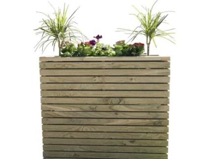 Floreiras Da Linha Luxe Columna 100X30X90 Cm VIDAHUERTO Madeira de Pinho para Exterior
