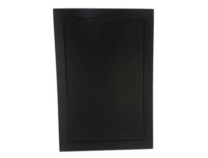 Painel de Inspeção com Frente Negra de 250x400 mm Painel de Acesso Plástico Portas Ocultas de Verificação na Parede