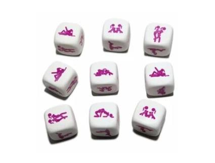 Jogo de Dados Erótico DIVERTYSEX Branco 25 Unidades