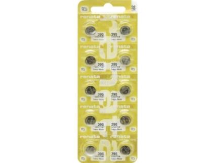 RENATA 395 Bateria Botão de Óxido de Prata 55 Mah 1 55 V 10 Pcs