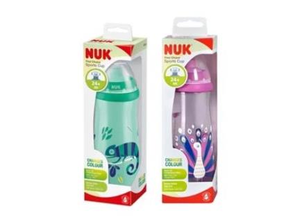 Biberão FAES FARMA Nuk Sports Cup - Efeito muda de cor copo 450ml