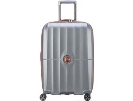 Mala Rígida DELSEY PARIS St Tropez Média Expansível Cinzento (67x44x31cm)