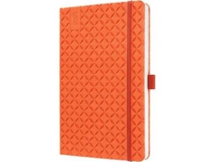 Calendário de Livro SIGEL Jolie Flair 2025 Couro Sintético A5 Laranja