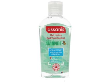 Gel Hidroalcoólico para Mãos 80 Ml Cheiro: Amêndoa ASSANIS