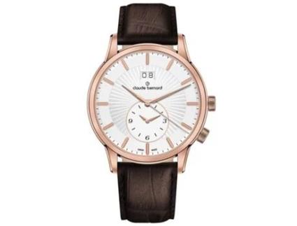 Relógio CLAUDE BERNARD Stf Classic 2Nd Time Zone 62007-37R-Air
