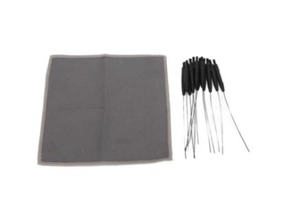 Audição Boa Multiferramenta de Limpeza de Aparelhos Auditivos com Fio Longo Pano HOREND GOED