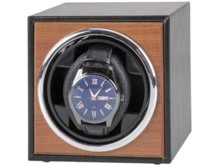 Enrolador de Relógio Automático Simples com Mostrador em Pele 3 Modos de Rotação de Espuma Viscoelástica para a Maioria dos Relógios TRANTECH