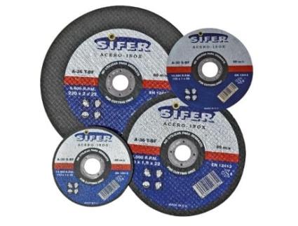 Sifer disco corte acero inox 230x2x22  r159