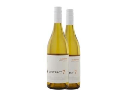 Vinho branco SCHEID District 7 Chardonnay California (0.75 L - 2 Unidades)