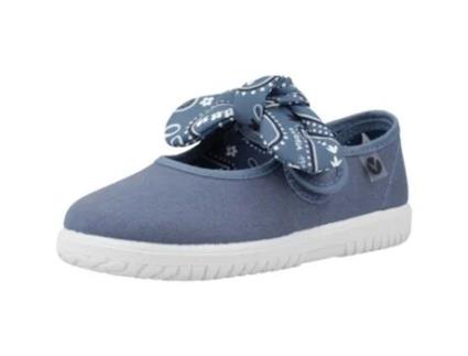 Sapatos de Criança VICTORIA Tecido Azul (26)