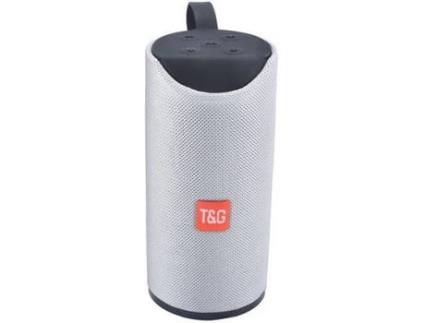 Coluna Bluetooth RITTEREC TG113 (Prateado - 10 W - Alcance: até 10 m)