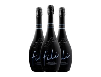 Vinho branco SACCHETTO Fili VS Extra Dry Glera Extra Seco Prosecco (0.75 L - 3 Unidades)