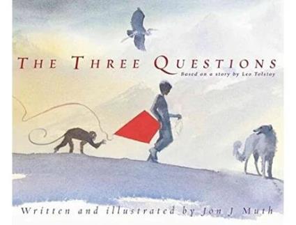 Livro Three Questions de Jon J Muth (Inglês - Capa Dura)