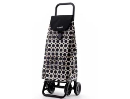 Carro Compras G5 Círculos Preto 55L GARMOL