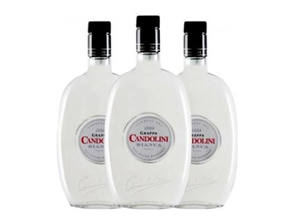 Aguardente Grappa FRATELLI BRANCA Candolini Bianca (0.7 L - 3 Unidades)