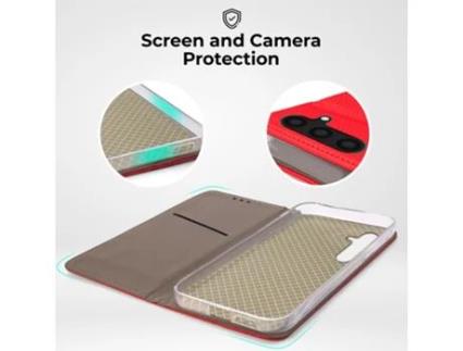 Capa para Samsung MOOZY Vermelho