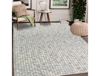 Tapete tipo kilim GRAIN Verde 250x350