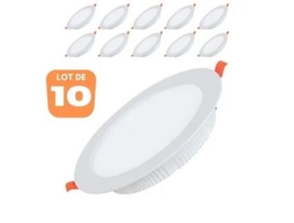 Conjunto de 10 Manchas Alexa Smd Led White 30W 4200K HOROZ ELECTRIC