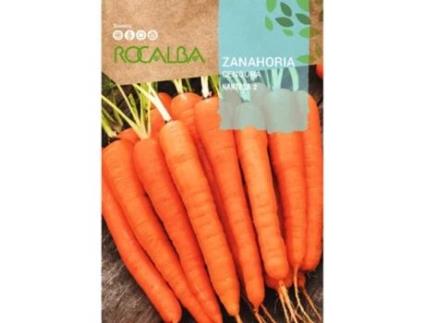 ROCALBA Semillas Zanahoria Nantesa 2 25 Gr Pack 5 Sobres