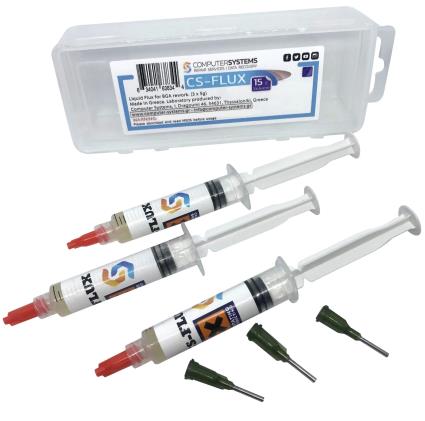 Cs-Flux 15G 3*5G Fluxo Líquido Sem Chumbo Sem Halogênio de Baixa Viscosidade para Retrabalho de Componente Bga