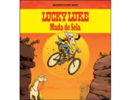 Livro Lucky Luke Muda de Sela de Mawil (Português)