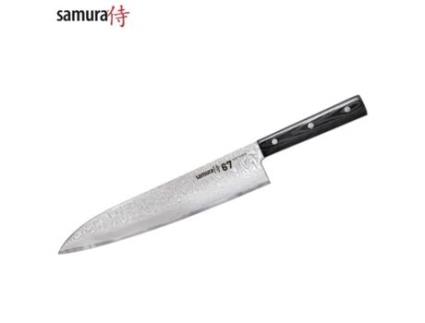 SAMURA Damascus 67 Faca Universal de Chef 240 Mm de Aus 10 Aço Damasco 61 Hrc 67 Camadas