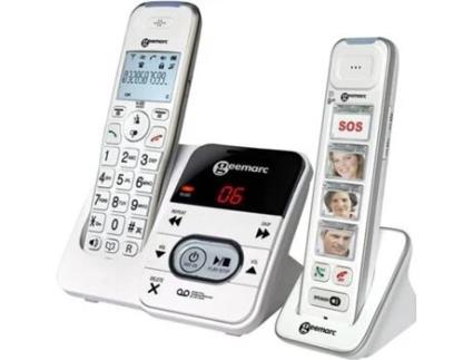 Telefone GEEMARC Duo Dect com Secretária Eletrônica e Photodect