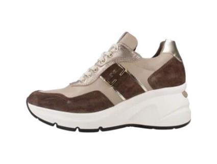 Sapatos de Mulher NERO GIARDINI Tecido Castanho (38)