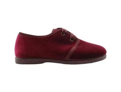 Sapatos de Menino TOKOLATE Blucher Veludo Vermelho (27)