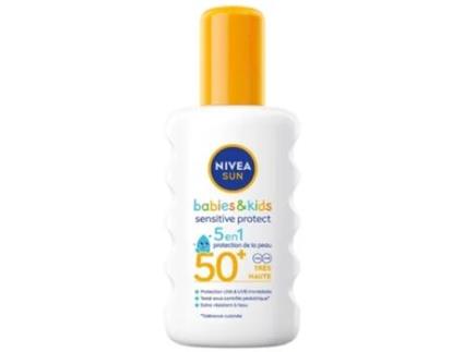 NIVEA Sun Sensitive Protect Bebés & Crianças Spray Spf50+ 200 Ml