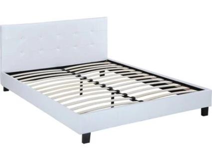 Cama ''Julia'' color Blanco - 140 x 190 cm