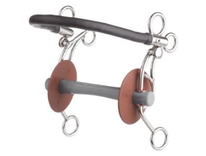 Hard Hackamore Tandem Us Comfort Bar Prateado 140 Mmberis