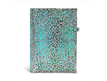 Livro Maya Blue Midi Lined Hardcover Journal de Hartley & Marks (Inglês)