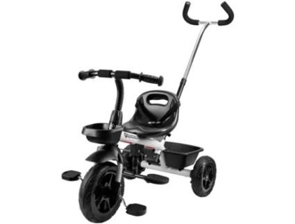 Triciclo Evolutivo HYPERMOTION Triciclo Bebé dos 1 Aos 5 Anos Empurrão Ajustável Desmontável Acoplado Ao Guiador Rodas Largas Bombeadas