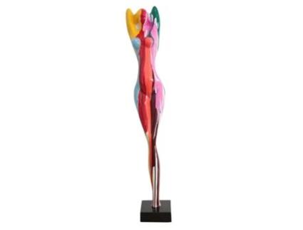 Figura Feminina Scarlett 19X15X101 Cm Multicolorido