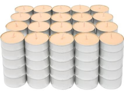 Velas Perfumadas para Chá Vela para Aquecedor de Chá Tealight Duração de 4 5 Horas Cheiro de Frutas Tropicais COM-FORT HOUSE