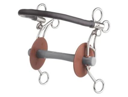 Hard Hackamore Tandem Us Comfort Bar Prateado 130 Mmberis