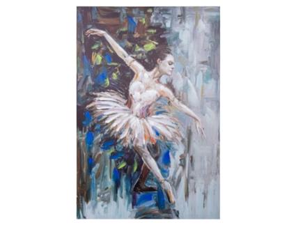 Pintura ALEXANDRA HOUSE LIVING Madeira Bailarina 80 x 120 x 3 cm