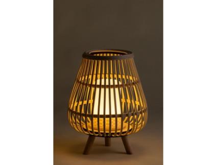 SKLUM Candeeiro de Mesa Led Sem Fios Melzu Ratán Pe Natural