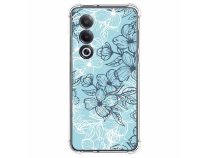 Capa Design Flores para Oppo A80 5G TUMUNDOSMARTPHONE Silicone Anti-Choque Multicor