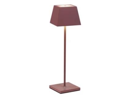 Candeeiro de Mesa Led Siesta Coral Portátil e Recarregável Ip54 ROSSINI ILLUMINAZIONE
